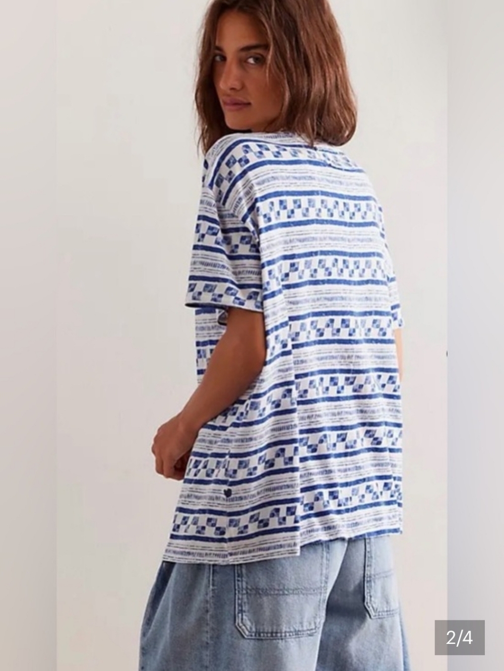 We The Free Nina Printed Tee NWT - Picture 2 of 8